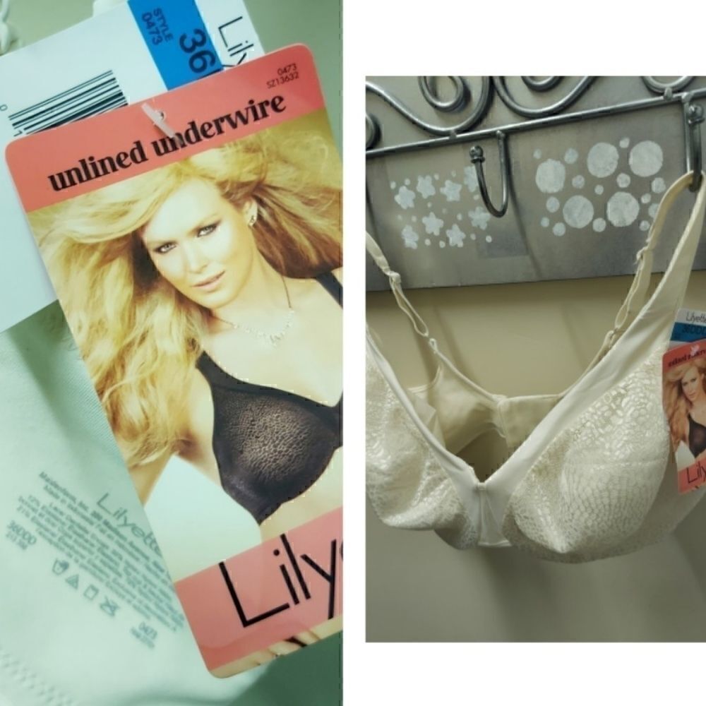 Lilyette unlined underwire bra 